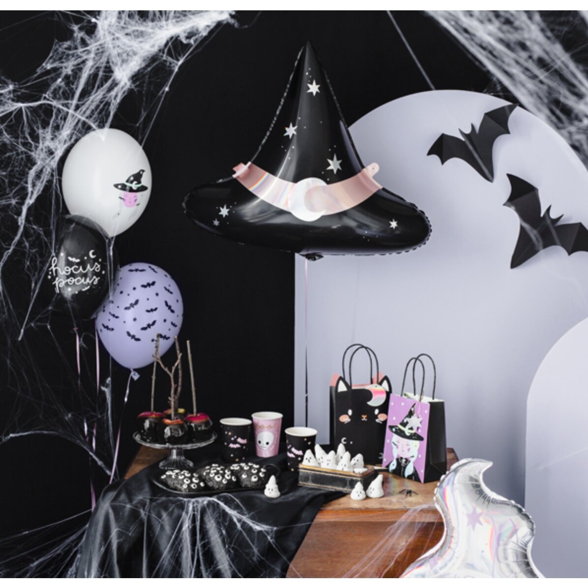 6er-Set Halloween-Luftballons – Hexen