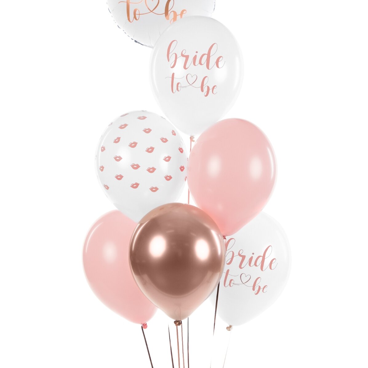 Ballon-Set „Mix“ für den Junggesellinnenabschied – Bride to be