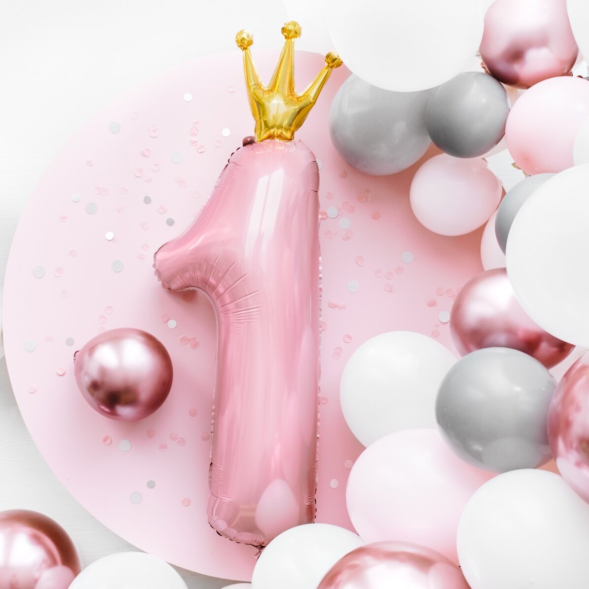 Ballon mit der Zahl 1 – Princess