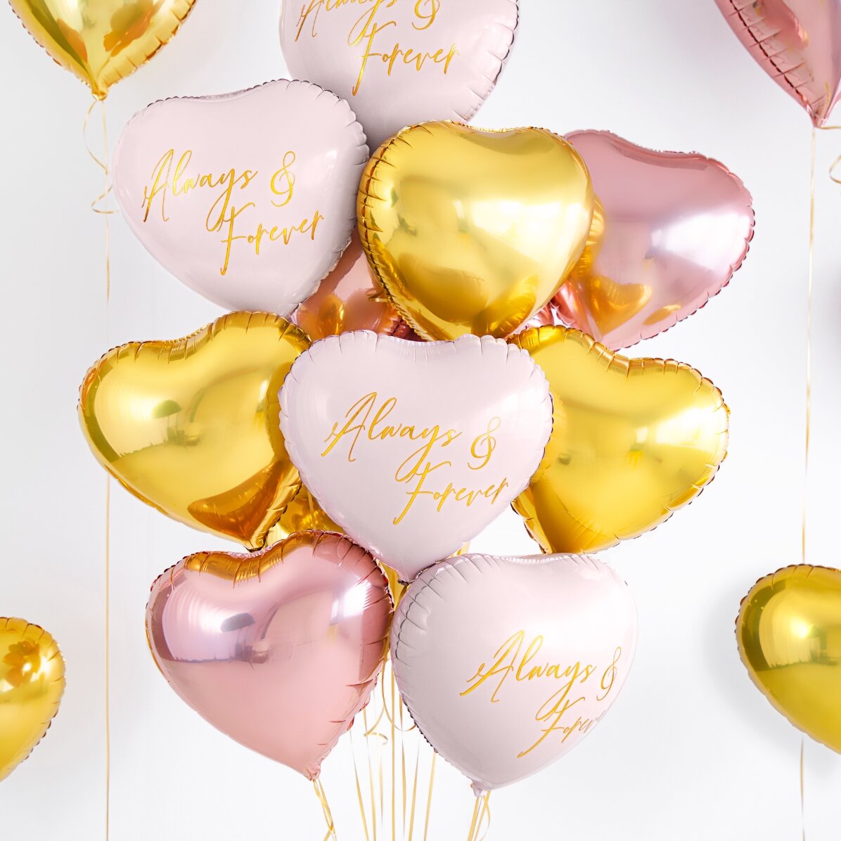 Luftballon – Goldenes Herz, 45 cm