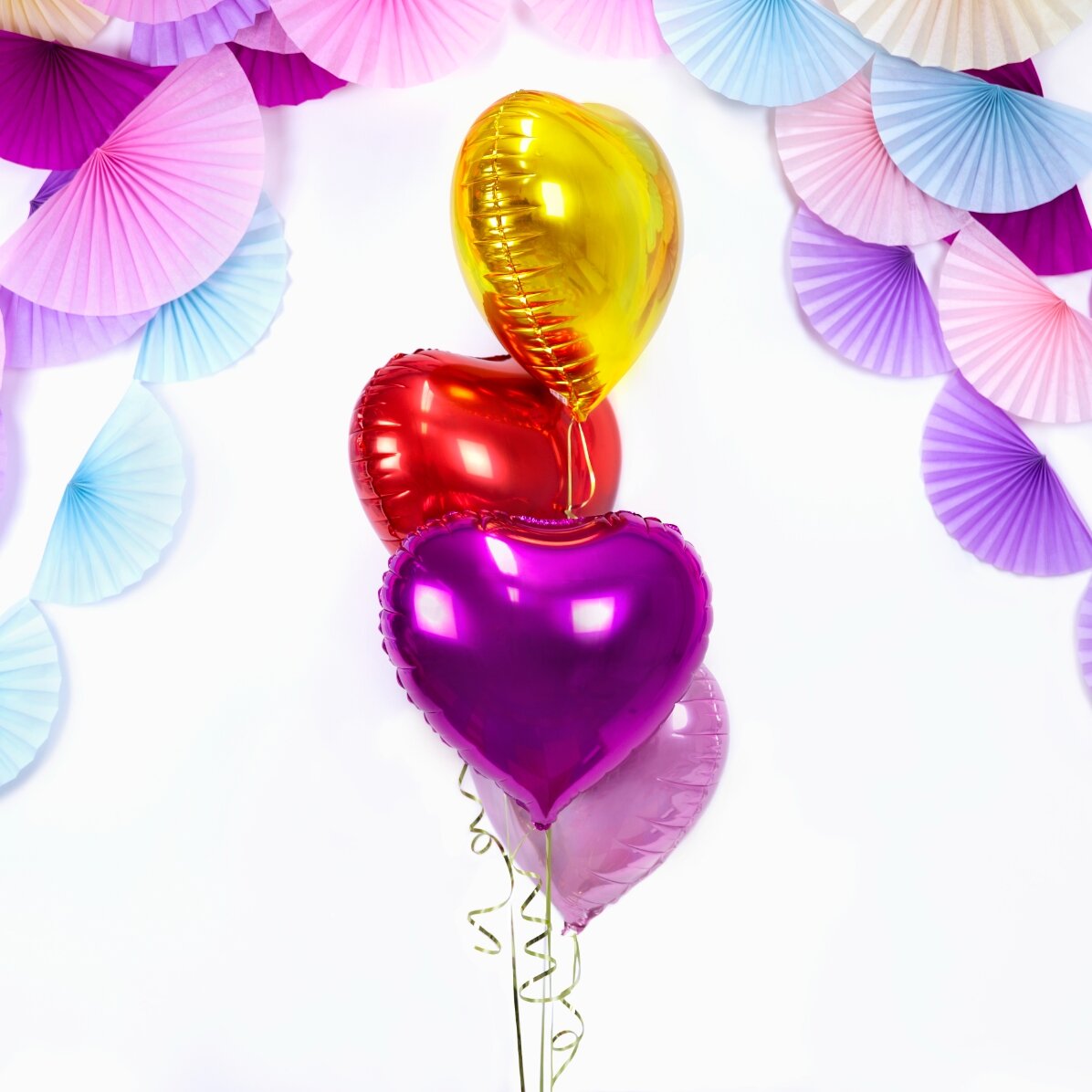 Luftballon – Goldenes Herz, 45 cm