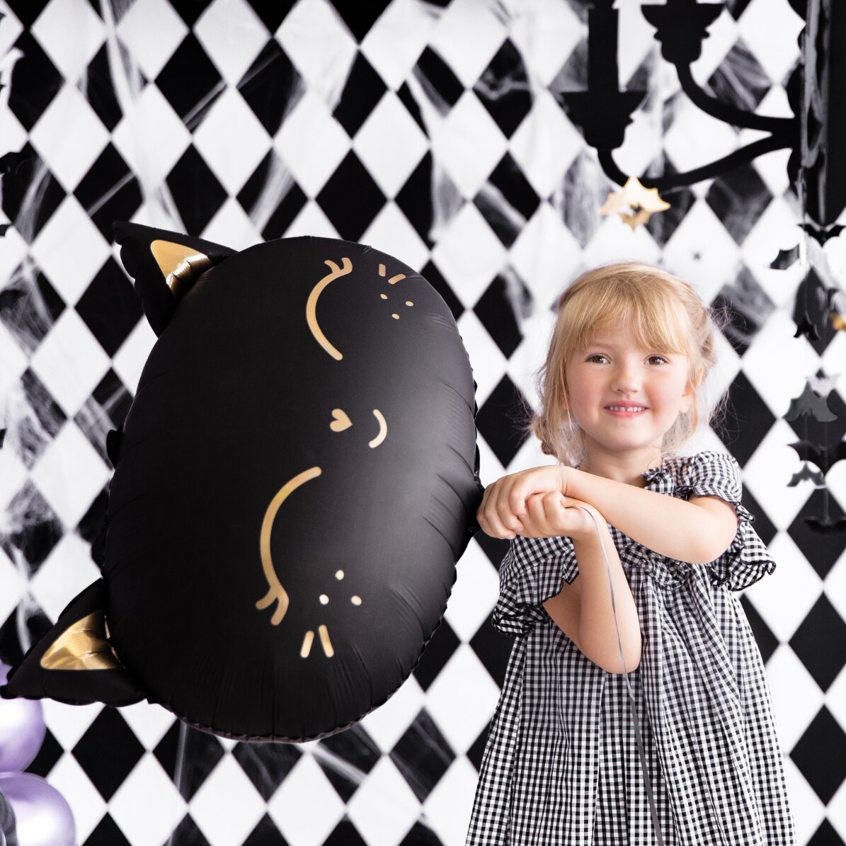 Ballon „Katze“ – schwarz