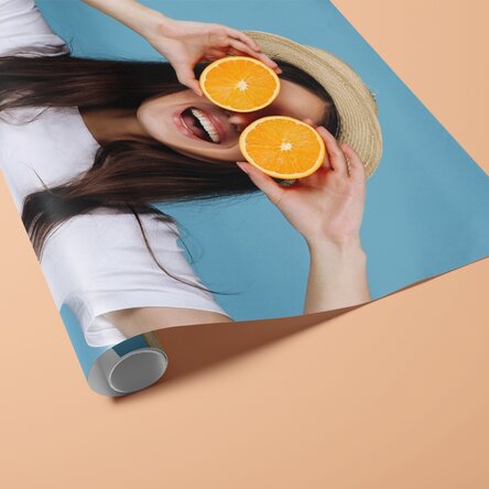 Individuell gestaltetes Geschenkpapier mit einem Foto