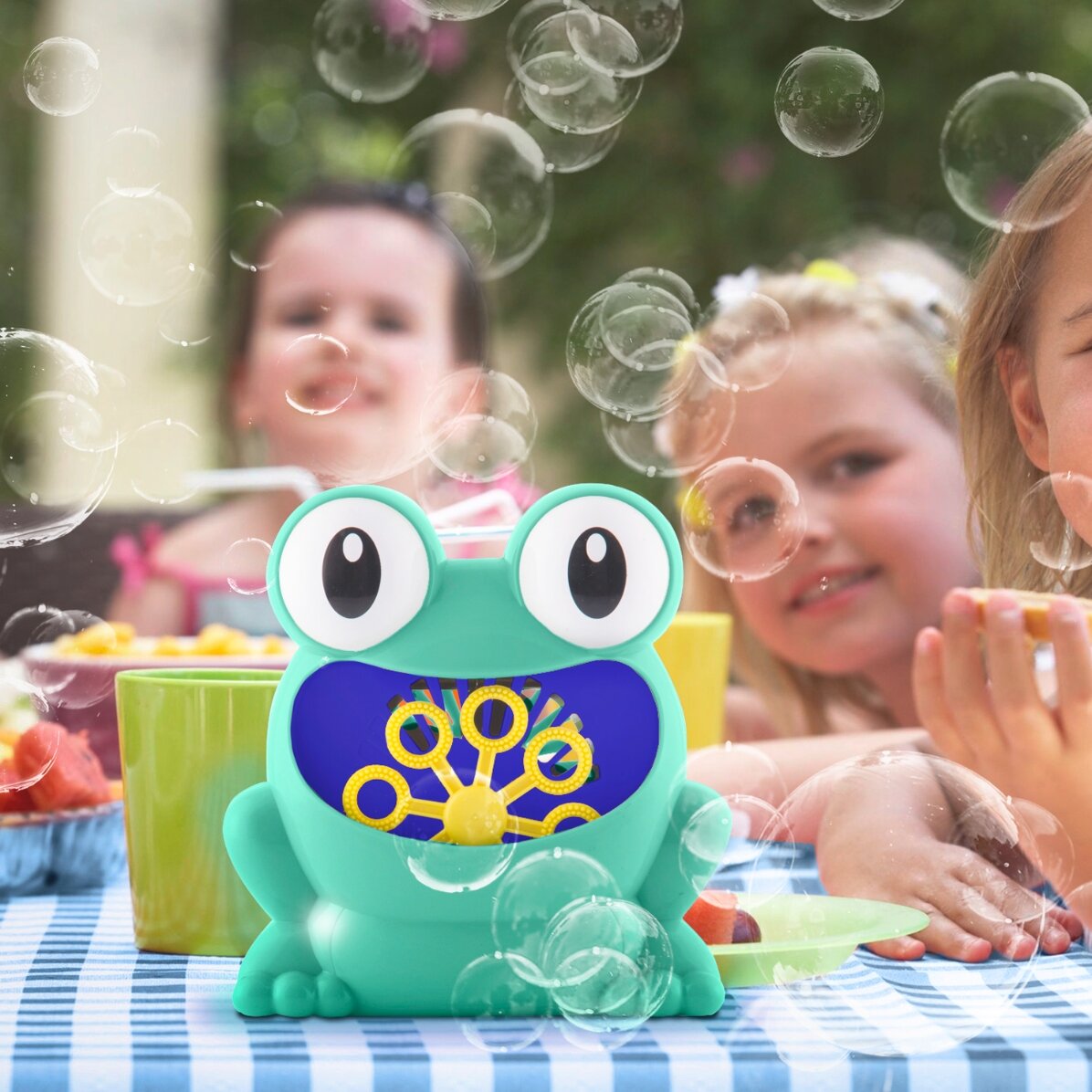 Spielzeug-Frosch mit Ballon-Spender