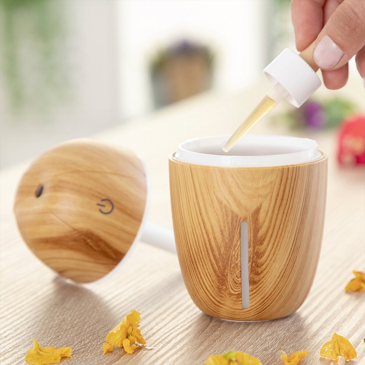 Mini-Luftbefeuchter und Duftdiffusor für den Raum