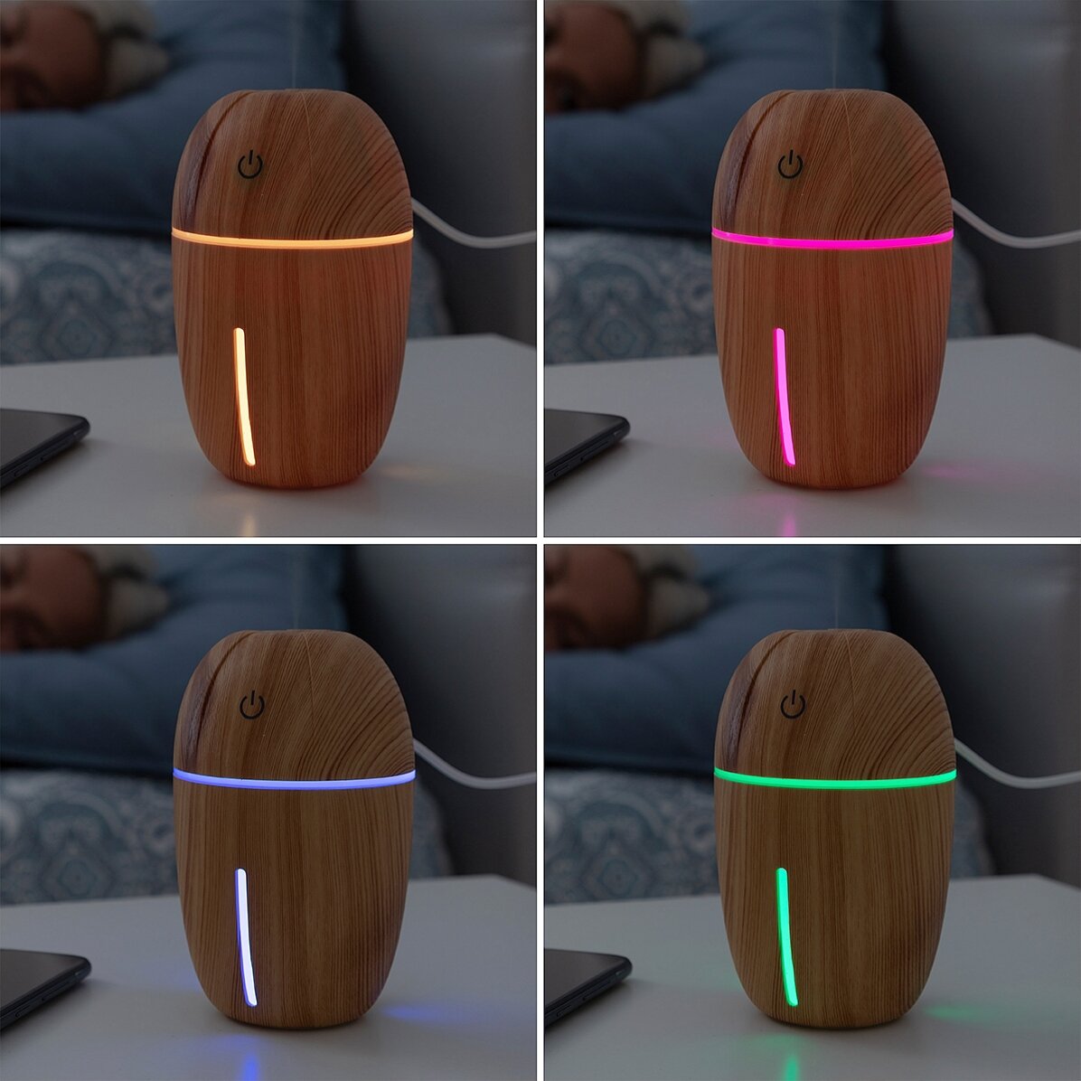 Mini-Luftbefeuchter und Duftdiffusor für den Raum
