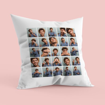 Personalisiertes Kissen mit 25 Fotos
