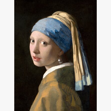 Poster: Johannes Vermeer, Das Mädchen mit dem Perlenohrring, 1665