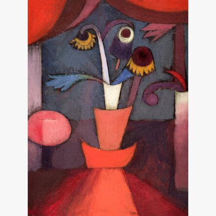 Plakat von Paul Klee, „Herbstblume“, 1922