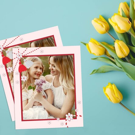 Personalisiertes Foto im Format 10 x 12 cm mit einem Bild