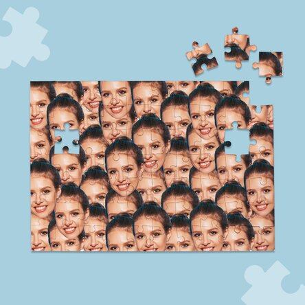 Individuell gestaltetes Puzzle mit einem Foto – Collage