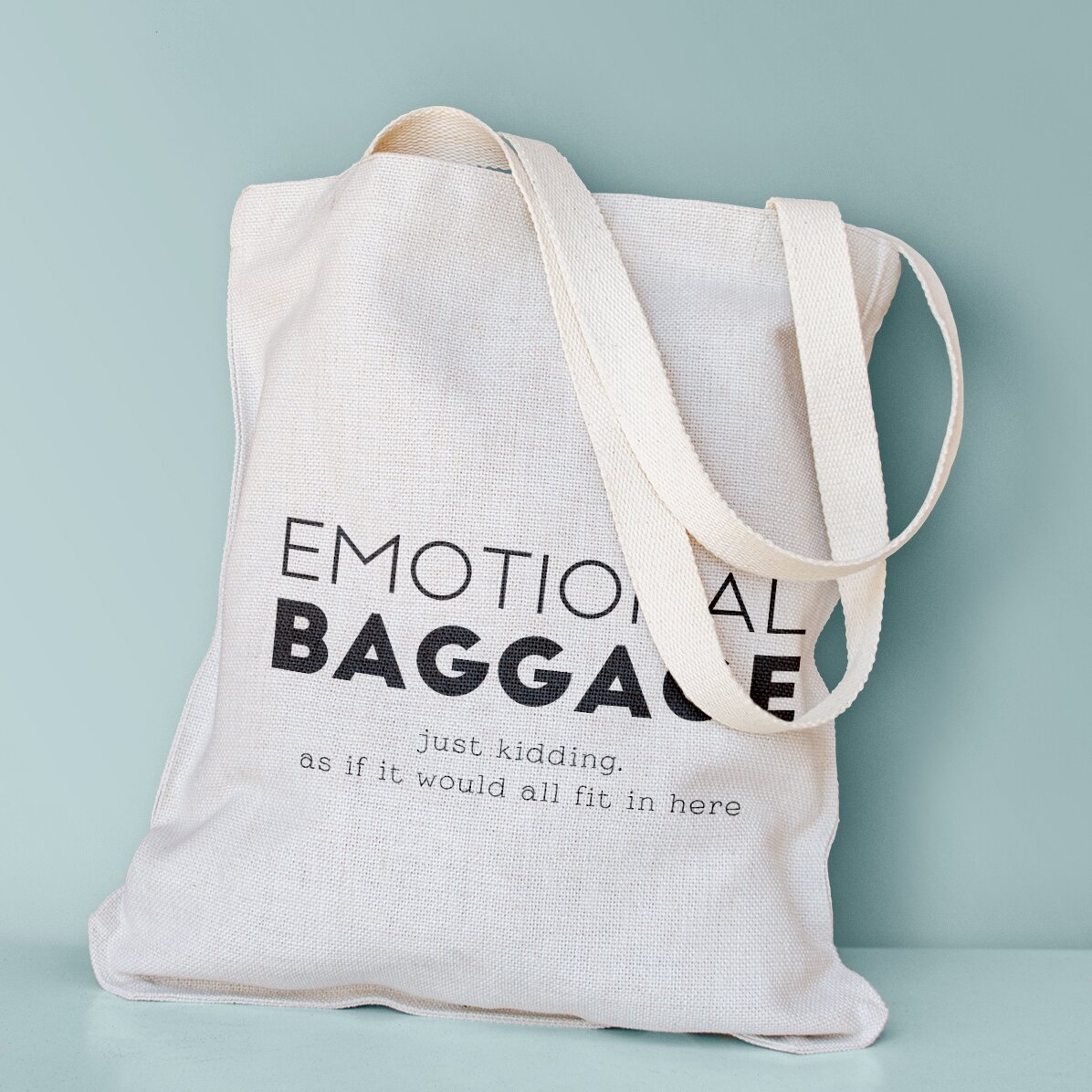 Personalisierte Tasche mit Aufdruck – Emotional Baggage