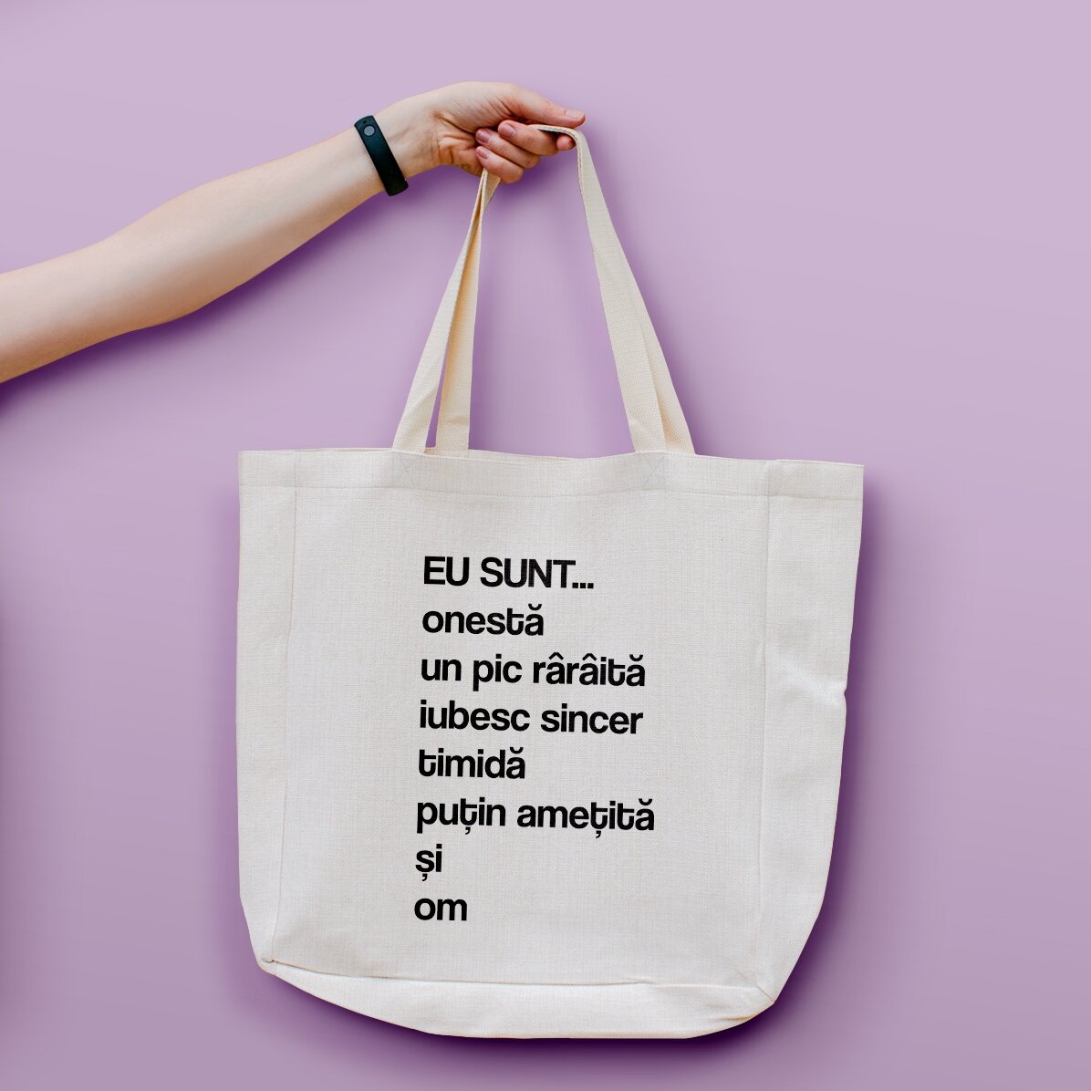 Personalisierte Tragetasche mit Aufdruck – Liste
