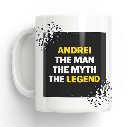 Personalisierte Tasse mit Text – The Legend