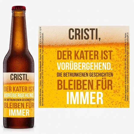 Bier mit individueller Beschriftung – Die Geschichten