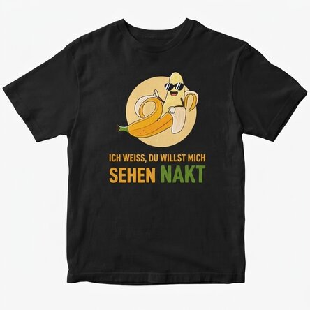 Personalisiertes T-Shirt mit Aufdruck – Naked Banana