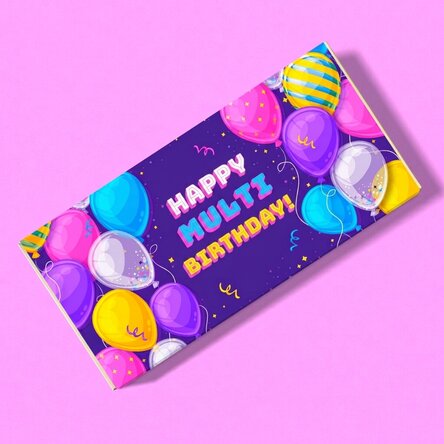 Personalisierte Schokolade zum Geburtstag