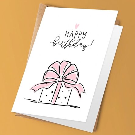 Personalisierte Grußkarte – Geburtstagsgeschenk