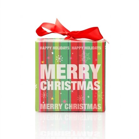 Weihnachtsgeschenkbox – Modell „Schneeflocken“