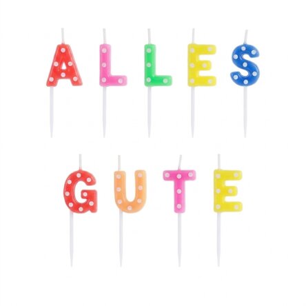 Tortenkerzen – „Happy Birthday“-Set