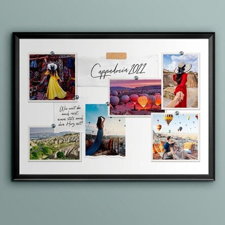 Individuell gestaltetes Landschaftsbild mit 6 Fotos und Text – Dein Urlaub