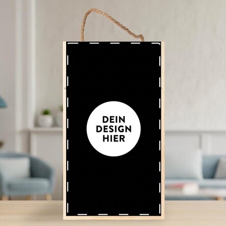 Weinkiste für 2 Flaschen, individuell gestaltet mit deinem Motiv