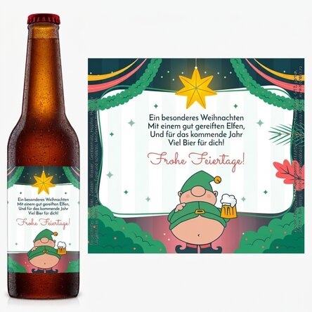 Bier mit individueller Beschriftung – Brau-Elf