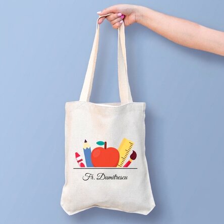 Personalisierte Tasche mit Aufdruck für Lehrer