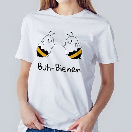 Personalisiertes Baumwoll-T-Shirt mit Aufdruck – Boo
