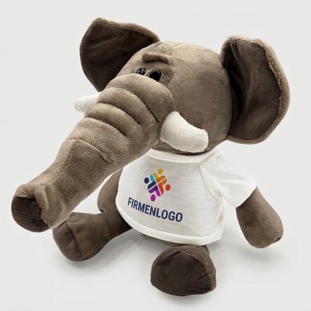 Plus personalisierter Elefant mit Logo