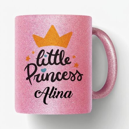 Personalisierte Tasse mit Text – Princess
