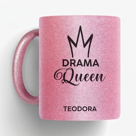 Personalisierte Tasse mit Aufdruck – Drama Queen