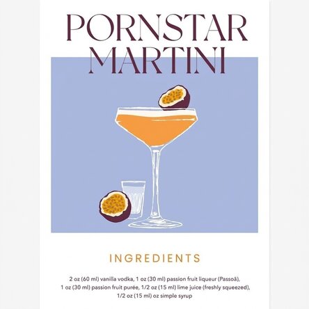 Poster „Pornstar Martini“