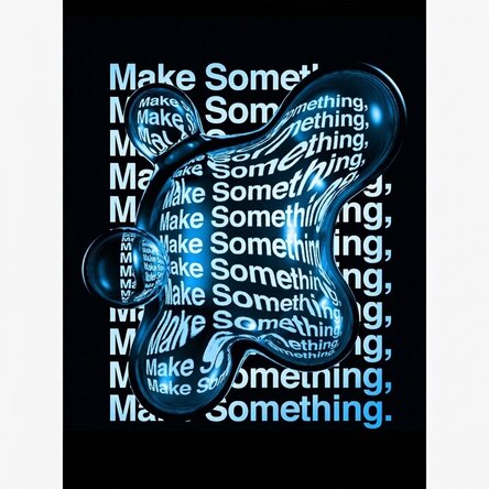 Poster „Make something“