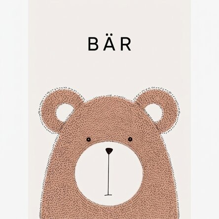 Poster „Bär“