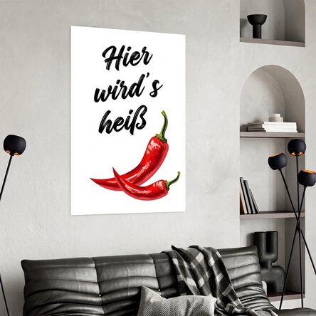 Poster „It's getting hot in here“