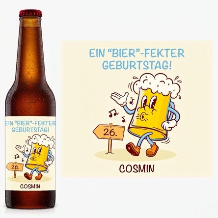Bier mit individueller Beschriftung – Beer-illiant