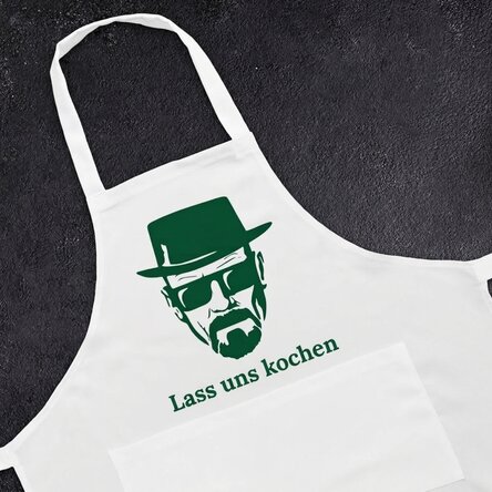 Individuell gestaltete Tasse mit Text – Let's cook