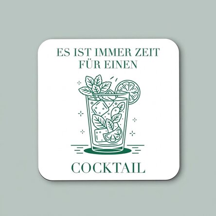Personalisierter Gläserhalter mit Schriftzug – Always