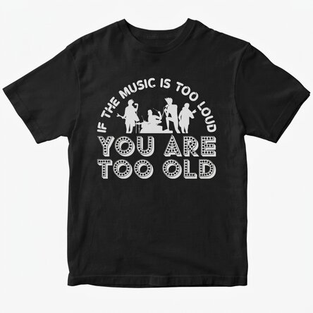 Personalisiertes Baumwoll-T-Shirt – Musik