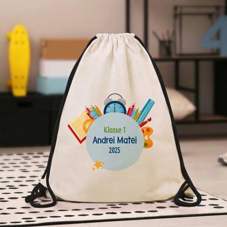 Personalisierter Rucksack mit Aufdruck – Der erste Schultag
