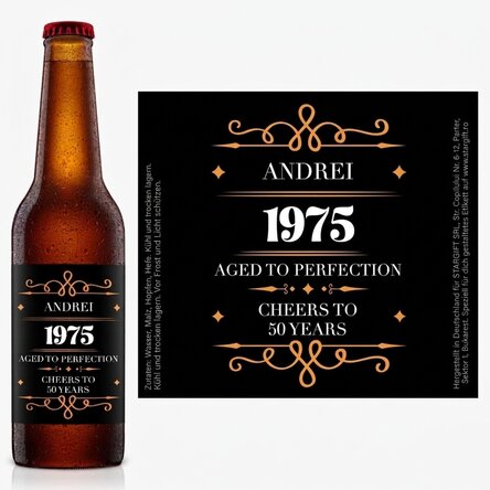 Bier mit individueller Beschriftung – Perfection