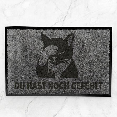 Individuell gestaltete Eingangsmatte für den Innenbereich – Facepalm