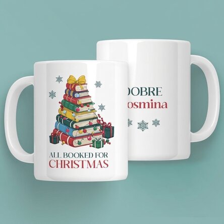 Personalisierte Tasse mit Namen und Botschaft – Weihnachten