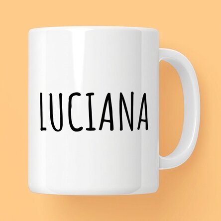 Personalisierte Tasse mit Namen