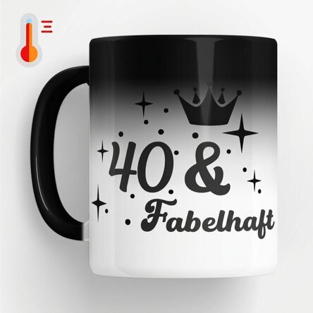 Personalisierte Zaubertasse mit Text zum Geburtstag – Fabuloasa