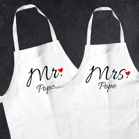 Individuell gestaltete Sets für Paare – Mr & Mrs