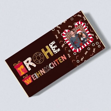 Personalisierte Weihnachtsschokolade – Merry Christmas