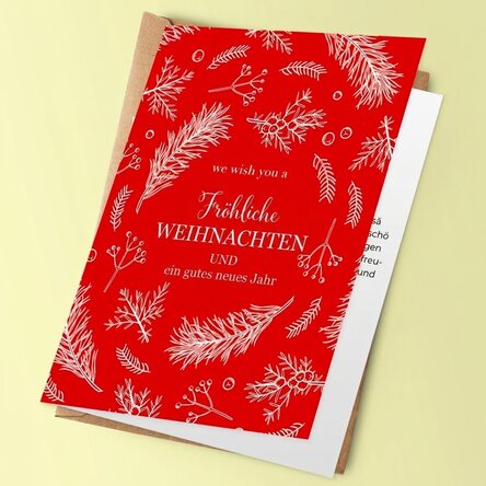 Personalisierte Grußkarte mit Text – Vorlage Pin 2