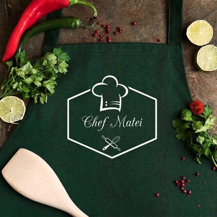 Individuell gestaltete Anzug mit Text – Chef